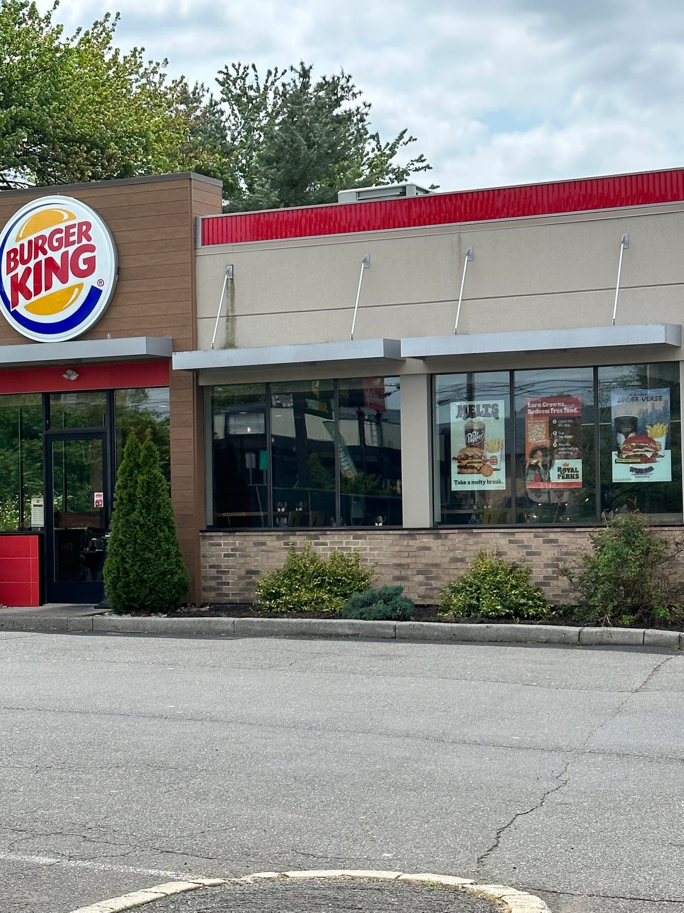 Burger King restaurant exterior cleaned by Pals Power Washing