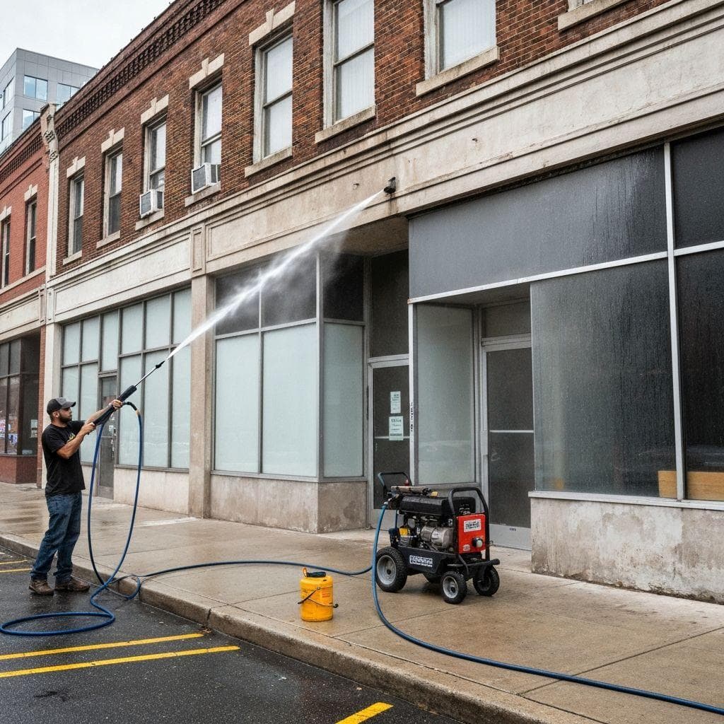 Commercial power washing service in Connecticut